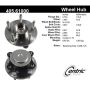 CENTRIC PARTS 405.61000 Centric Premium Hub and Bearing Assembly