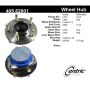 CENTRIC PARTS 405.62001 Centric Premium Hub and Bearing Assembly