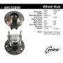 CENTRIC PARTS 405.62009 Centric Premium Hub and Bearing Assembly