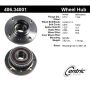 CENTRIC PARTS 406.34001 Centric Premium Hub and Bearing Assembly