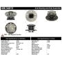 CENTRIC PARTS 406.34013 Centric Premium Hub and Bearing Assembly; With ABS