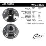CENTRIC PARTS 406.36000 Centric Premium Hub and Bearing Assembly