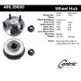 CENTRIC PARTS 406.39000 Centric Premium Hub and Bearing Assembly