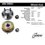 CENTRIC PARTS 406.39001 Centric Premium Hub and Bearing Assembly