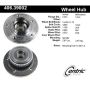CENTRIC PARTS 406.39002 Centric Premium Hub and Bearing Assembly
