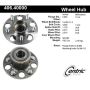 CENTRIC PARTS 406.40000 Centric Premium Hub and Bearing Assembly