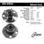 CENTRIC PARTS 406.40004 Centric Premium Hub and Bearing Assembly