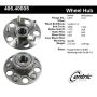 CENTRIC PARTS 406.40005 Centric Premium Hub and Bearing Assembly