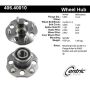 CENTRIC PARTS 406.40010 Centric Premium Hub and Bearing Assembly; With ABS