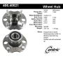 CENTRIC PARTS 406.40021 Centric Premium Hub and Bearing Assembly; With ABS