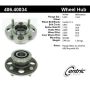 CENTRIC PARTS 406.40034 Centric Premium Hub and Bearing Assembly; With ABS