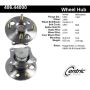 CENTRIC PARTS 406.44000 Centric Premium Hub and Bearing Assembly; With ABS Tone Ring