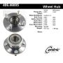 CENTRIC PARTS 406.46005 Centric Premium Hub and Bearing Assembly; With ABS Tone Ring