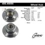 CENTRIC PARTS 406.46006 Centric Premium Hub and Bearing Assembly; With ABS Tone Ring