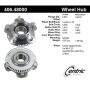CENTRIC PARTS 406.48000 Centric Premium Hub and Bearing Assembly; With ABS Ring