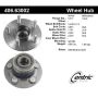 CENTRIC PARTS 406.63002 Centric Premium Hub and Bearing Assembly; With ABS