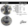 CENTRIC PARTS 406.63006 Centric Premium Hub and Bearing Assembly; With ABS Tone Ring