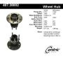 CENTRIC PARTS 407.38002 Centric Premium Hub and Bearing Assembly; With Integral ABS