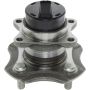 CENTRIC PARTS 407.44005E C-Tek Standard Hub and Bearing Assembly; With Integral ABS