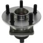 CENTRIC PARTS 407.44011E C-Tek Standard Hub and Bearing Assembly; With Integral ABS