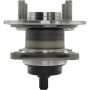 CENTRIC PARTS 407.44017E C-Tek Standard Hub and Bearing Assembly; With Integral ABS