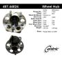 CENTRIC PARTS 407.44024 Centric Premium Hub and Bearing Assembly; With Integral ABS