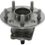CENTRIC PARTS 407.44036E C-Tek Standard Hub and Bearing Assembly; With Integral ABS
