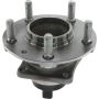 CENTRIC PARTS 407.45001E C-Tek Standard Hub and Bearing Assembly; With Integral ABS
