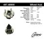 CENTRIC PARTS 407.48000 Centric Premium Hub and Bearing Assembly; With Integral ABS