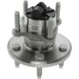 CENTRIC PARTS 407.61002E C-Tek Standard Hub and Bearing Assembly; With Integral ABS