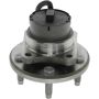 CENTRIC PARTS 407.61004E C-Tek Standard Hub and Bearing Assembly; With Integral ABS