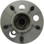 CENTRIC PARTS 407.62001E C-Tek Standard Hub and Bearing Assembly; With Integral ABS