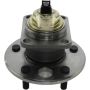 CENTRIC PARTS 407.62003E C-Tek Standard Hub and Bearing Assembly; With Integral ABS