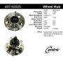 CENTRIC PARTS 407.62025 Centric Premium Hub and Bearing Assembly; With Integral ABS