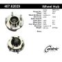 CENTRIC PARTS 407.62029 Centric Premium Hub and Bearing Assembly; With Integral ABS