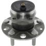 CENTRIC PARTS 407.63000E C-Tek Standard Hub and Bearing Assembly; With Integral ABS