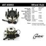 CENTRIC PARTS 407.65002 Centric Premium Hub and Bearing Assembly; With Integral ABS