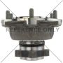 CENTRIC PARTS 407.65013 Centric Premium Hub and Bearing Assembly; With Integral ABS