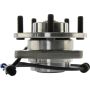 CENTRIC PARTS 407.66002 Centric Premium Hub and Bearing Assembly; With Integral ABS