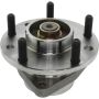CENTRIC PARTS 407.66002E C-Tek Standard Hub and Bearing Assembly; With Integral ABS