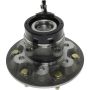 CENTRIC PARTS 407.66012E C-Tek Standard Hub and Bearing Assembly; With Integral ABS