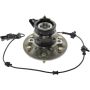 CENTRIC PARTS 407.66013E C-Tek Standard Hub and Bearing Assembly; With Integral ABS