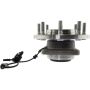 CENTRIC PARTS 407.66017E C-Tek Standard Hub and Bearing Assembly; With Integral ABS