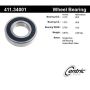 CENTRIC PARTS 411.34001 Centric Premium Axle Shaft Bearing Assembly Single Row