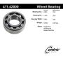 CENTRIC PARTS 411.42000 Centric Premium Axle Shaft Bearing Single Row