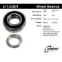 CENTRIC PARTS 411.43001 Centric Premium Axle Shaft Bearing Assembly Single Row