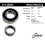 CENTRIC PARTS 411.45002 Centric Premium Axle Shaft Bearing Single Row