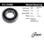 CENTRIC PARTS 411.51000 Centric Premium Axle Shaft Bearing Assembly Single Row