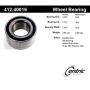 CENTRIC PARTS 412.40016E C-Tek Standard Double Row Wheel Bearing