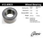 CENTRIC PARTS 412.40023E C-Tek Standard Double Row Wheel Bearing